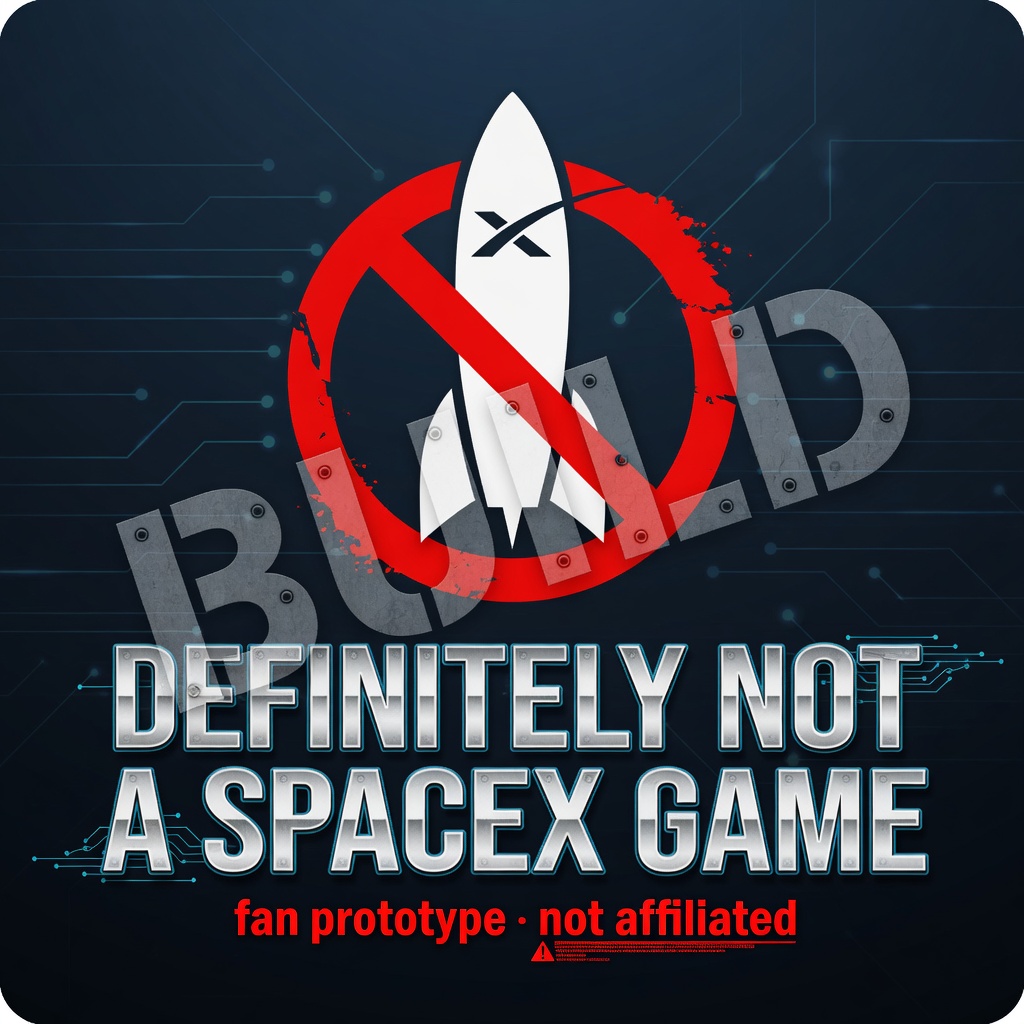 Definitely NOT a SpaceX Game — choose Mobile or PC