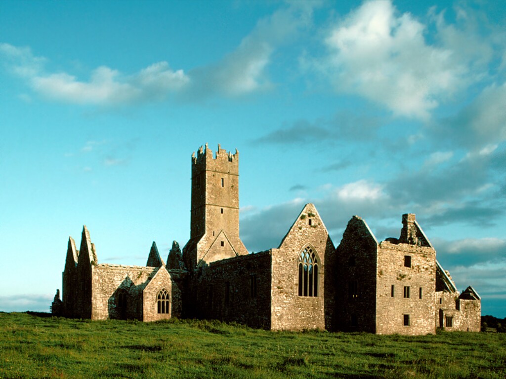 Ruins of Ross Abbey, Franciscan Friary, Founded in 1357, Headford, Ireland.jpg